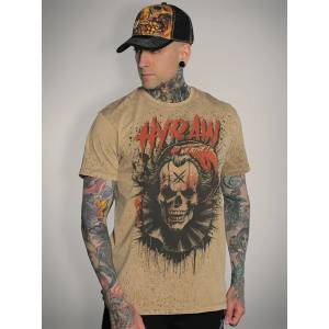 HYRAW мъжка тениска с щампа hyraw - dead clown - 262ts03