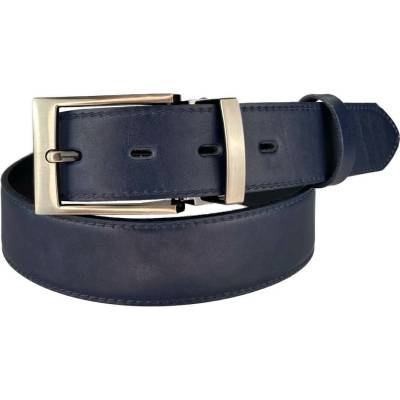 Penny Belts pánský kožený opasek 35-020-3-56 modrý