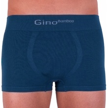 Gino Bezešvé boxerky Bamboo Long Petrol