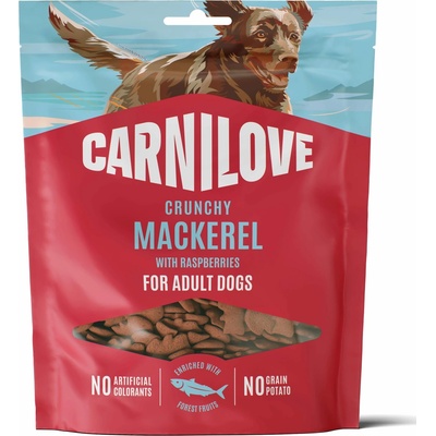 Carnilove Dog Crunchy Makrela + Maliny 200 g