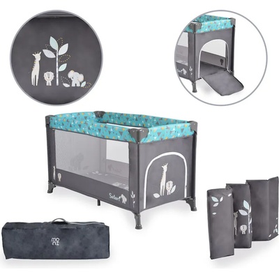 Moni Детска кошара Safari тюркоаз