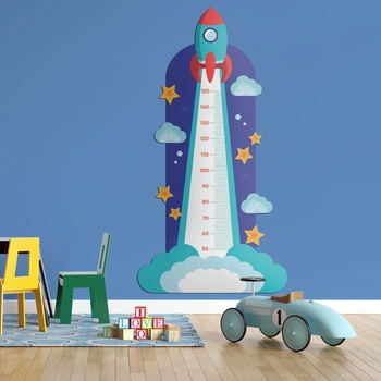 Image 1 of Art gift Стикер детски метър - Ракета