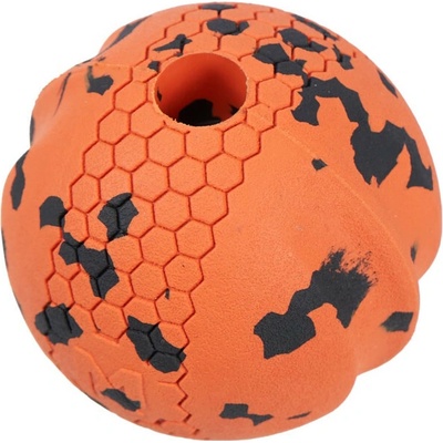 Non stop dogwear míček Dog ball oranžová černá 6 x 6 cm