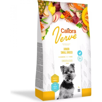 Calibra Dog Verve GF Junior Small Chicken & Duck 6 kg