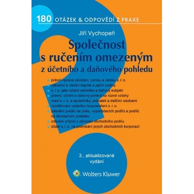 Společnost s ručením omezeným z účetního a daňového pohledu - Jiří Vychopeň