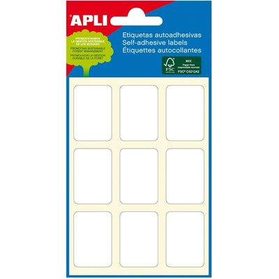 APLI 22x32mm bílé 2679