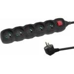 Esperanza power strip 5 sockets switch 5m black