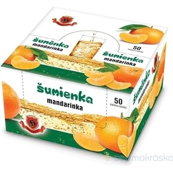 HERBEX Šumienka MANDARÍNKA vrecúška po šumivý nápoj v prášku s príchuťou 50 ks 10 g