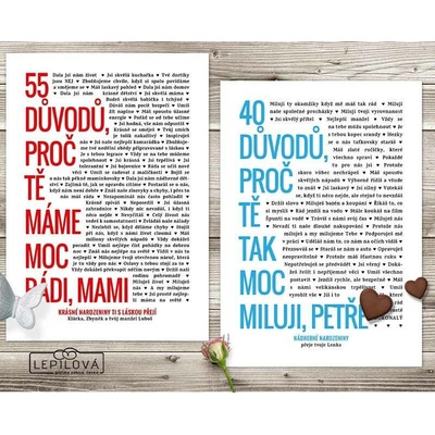 Netradiční dárek od srdce - Důvody, proč...