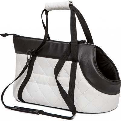 Doogy Taška černá eko kůže Pro mini/malého psa 50 x 25 cm