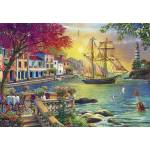 Anatolian - Puzzle Beatiful sunset in the town - 2 000 piese