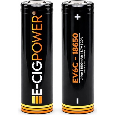 E-Cig Power baterie EV6C 18650 3500mAh 20A