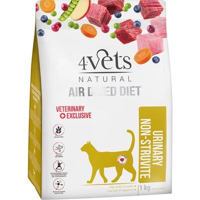 4VETS AIR DRIED NATURAL VETERINARY EXCLUSIVE URINARY NON-STRUVITE 1 kg