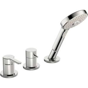 Hansa Designo - Смесител за вана, 3-отворна инсталация, хром 53259063 (53259063)