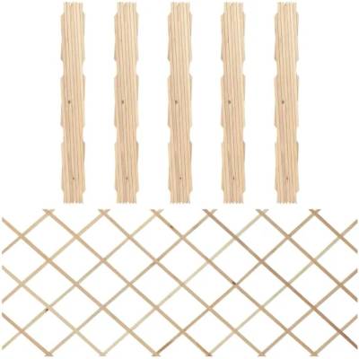 Nabytek XL Trelážové ploty 5 ks masivní jedlové dřevo 180 x 80 cm