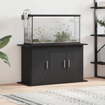 vidaXL Стойка за аквариум, черен дъб, 101x41x58 см, инженерно дърво (862156)