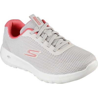 Skechers Дамски маратонки Skechers Athletic Mesh Bungee W Color Pop Li Slip On Trainers Womens - Off White/Pink