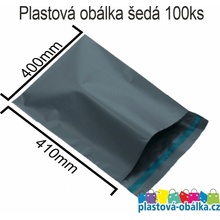 ZAWMARK Plastové obálky šedé 60µm ECONOMY Rozměr: 400 x 410 mm