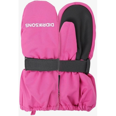 Didriksons Biggles Zip mitten plastic pink