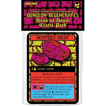 Goblinko Dungeon Degenerates: Errata Pack EN