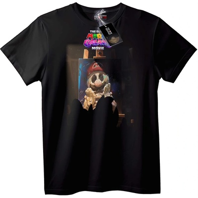 NOONEBRAND Тениска Super Mario Galaxy Филм Skull Изкуство - 2XL, White