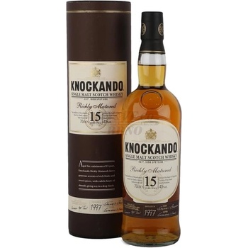 Knockando Richly Matured Whisky 15y 43% 0,7 l (tuba)