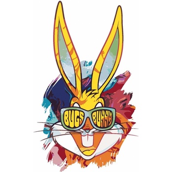 Zuty Рисуване по номера Painted Bugs Bunny (Looney Tunes) (M10-040-050-601351)