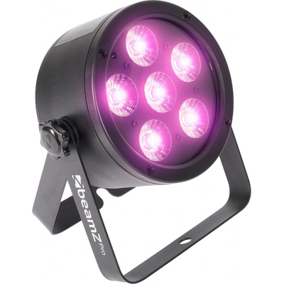 BeamZ Professional BAC302 Aluminum LED PAR 6x12W HCL RGBAW-UV, DMX, černý