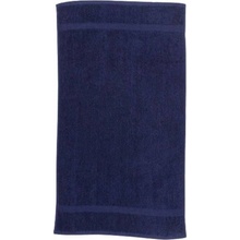 Towel City luxusní froté ručník na ruce s jemným dlouhým vlasem 550 g/m modrá námořní 50 x 90 cm