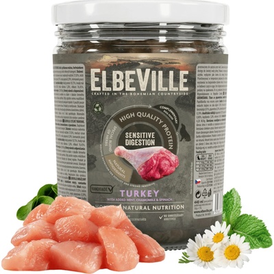 Elbeville dog Sensitive Digestion morka s mätou 440 ml