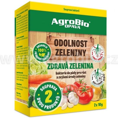 AgroBio ZDRAVÁ zelenina odolnost zeleniny 1x10 g + 1x10 g