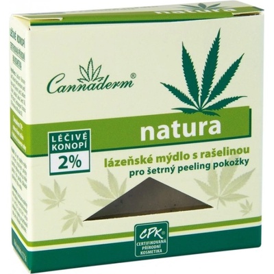 Cannaderm Natura Konopné kúpeľné mydlo s rašelinou 80 g