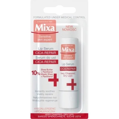 Mixa Cica-Repair Lip Serum - Серум за устни за възстановяване, омекотяване, хидратиране