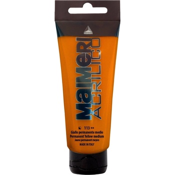 Maimeri Acrilico АКРИЛНА боя Permanent Yellow Medium 113 75 ml 1 бр (M0916113)