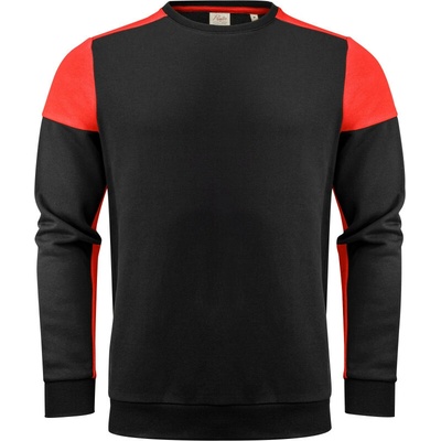Printer mikina Prime Crewneck black/red
