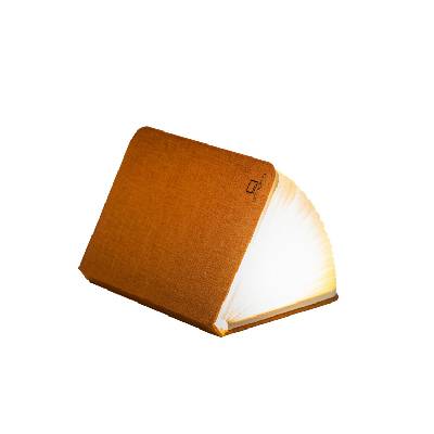 GINGKO Смарт лампа Book с ленени корици - размер L оранжева (Gingko-GK12F-OE1)