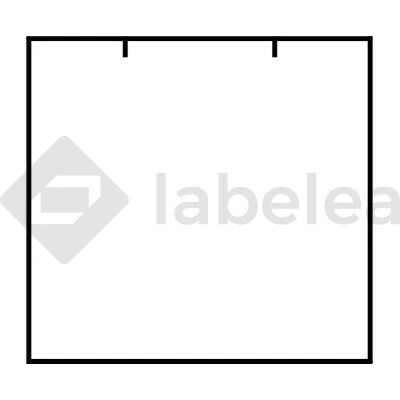 Labelea Samolepiace etikety do klieští, 29x27,5 mm Contact biele, Farba etikiet Biela ECO2927CON30W