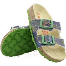 SUPERFIT Detské ortopedické šľapky 1-800111-8150 Modrý dinosaurus