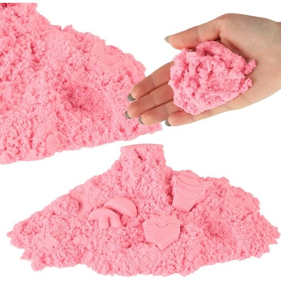 KIK Kinetický písek 1 kg v růžovém sáčku