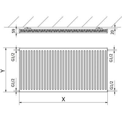 Mexen C11 400 x 800 mm W411-040-080-00