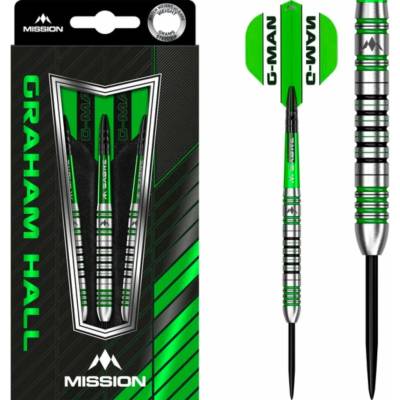 Mission Steel Graham Hall - Black & Green - 24g