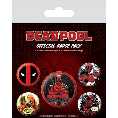 Odznaky set Deadpool
