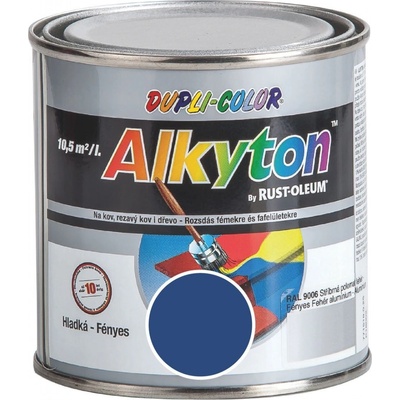 Alkyton RAL 5010 Enciánová antikorózna farba 0,25L modrá lesklá