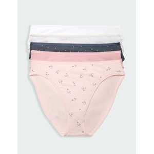 Marks & Spencer Високо кроени бикини от памук и lycra®, 5 бр. в опаковка Marks & Spencer военноморска синя Marks & Spencer | Sin | ЖЕНИ | 8