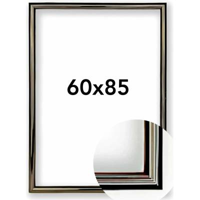 Fotorámeček BF Rozměr: 60 x 85 cm, Barva: Zlatý proužek, Typ zasklení: Plexi