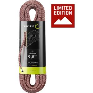 Edelrid Единично въже Edelrid Twentie Exclusive 9, 8 mm Single rope - Black / Red - размер 80 m (308-0432-0116)