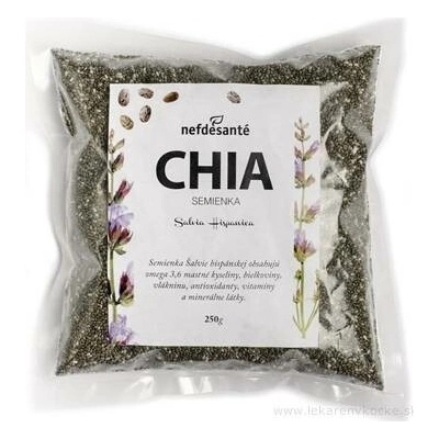 Nefdesanté Chia semínka semena Šalvěje Salvia Hispanica 250 g