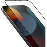 Uniq Протектор от закалено стъкло /Tempered Glass/ за Apple iPhone 14 Plus/13 Pro Max, Uniq Optix Matte, черен/прозрачен (UNIQ-IP6.7M(2022)-MATTE)