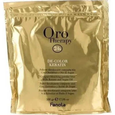 Fanola Oro Therapy Изсветляваща пудра De-Color Keratin, 500 g