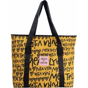 MEATFLY плажна чанта X Pura Vida Skye Yellow/Black | Жълта | Размер Meatfly | Zhalt | ЖЕНИ | ЕДИН РАЗМЕР